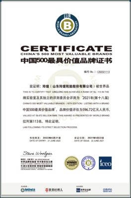 我市兩品牌榮登2021年“中國(guó)500最具價(jià)值品牌”榜單，節(jié)能環(huán)保技術(shù)開發(fā)成亮點(diǎn)